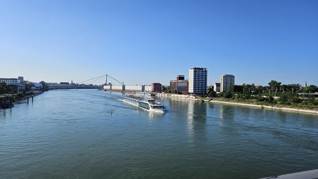 Flusskreuzschiff auf dem Rhein 